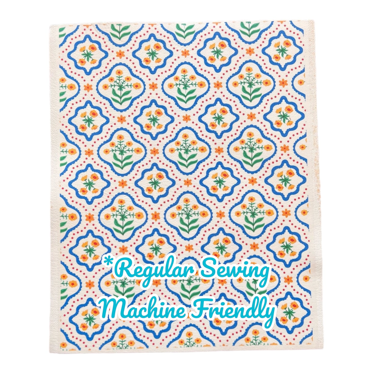Leatherific Crafting Leather Sheet, Golden Poppy 8 1/2” x 11”