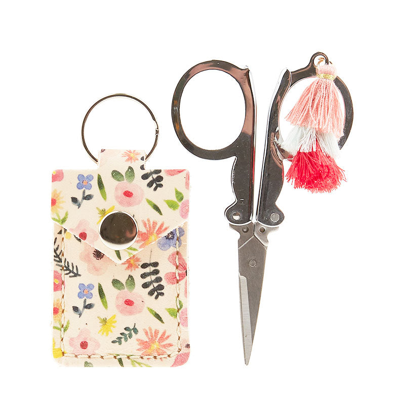Wildflower Finished Leather Scissor Pouch