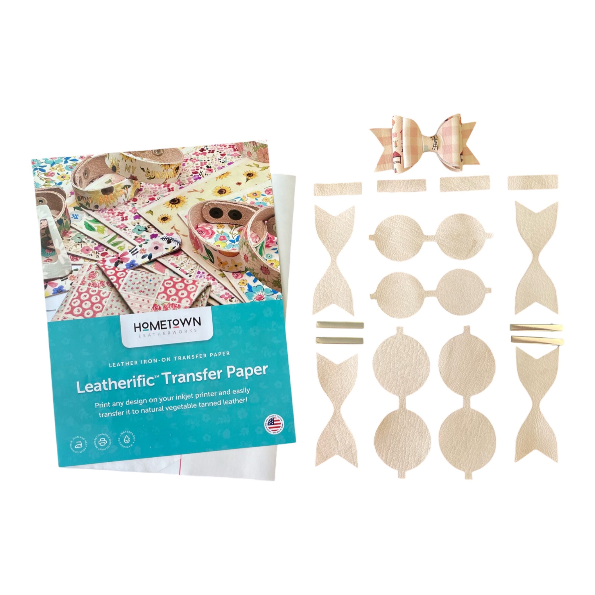 DIY Leather Hair Bow Kit Hometown Leatherworks