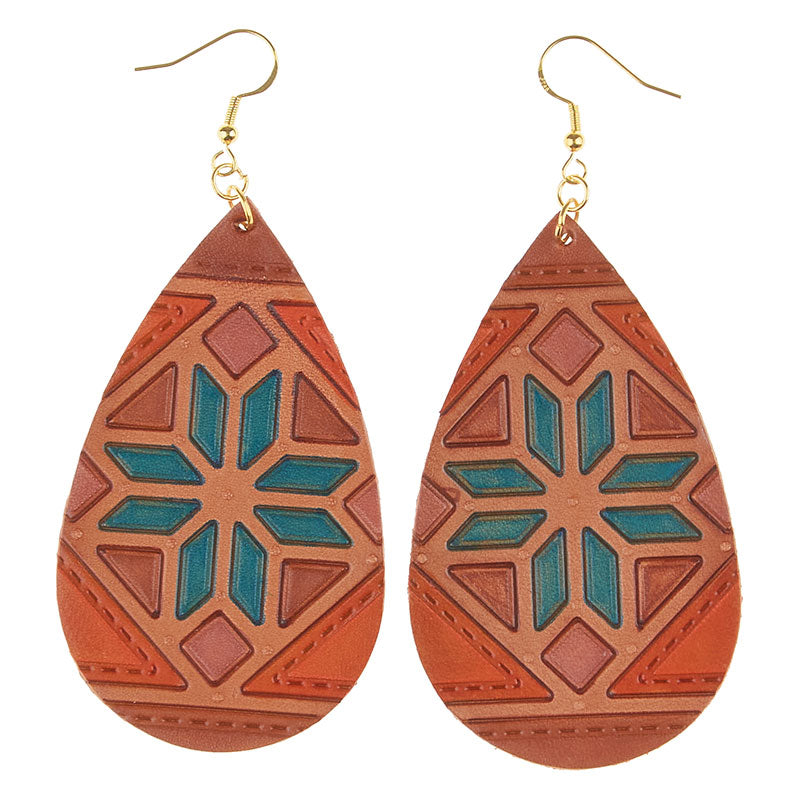 DIY Leather Earring: We Start It, You Finish It! Teardrop Markerific Kit