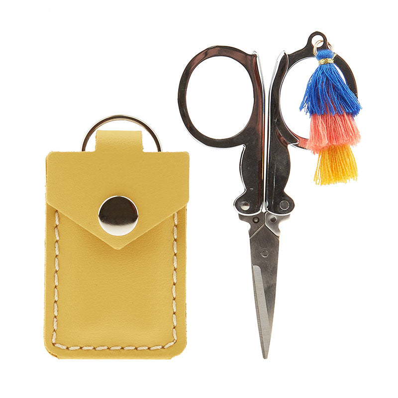 Finished Leather Scissor Pouch - Colors