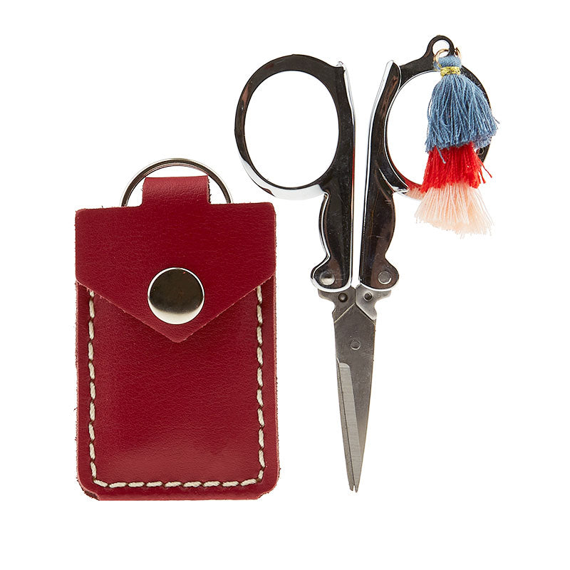 Finished Leather Scissor Pouch - Colors