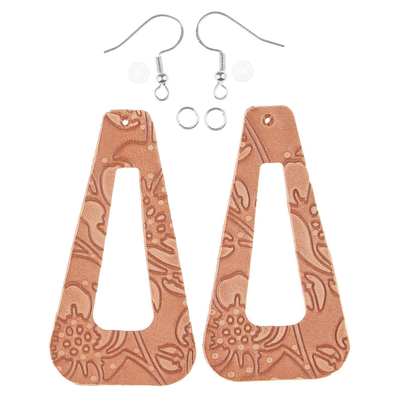 DIY Leather Earring: We Start it, You Finish it! Open Tower bar, Markerific Kit