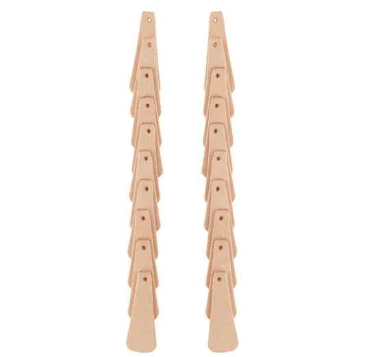 10 pack Veg Tan Leather Earring Blanks