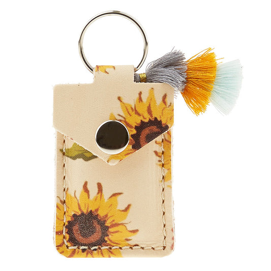Sunflower Finished Leather Scissor Pouch