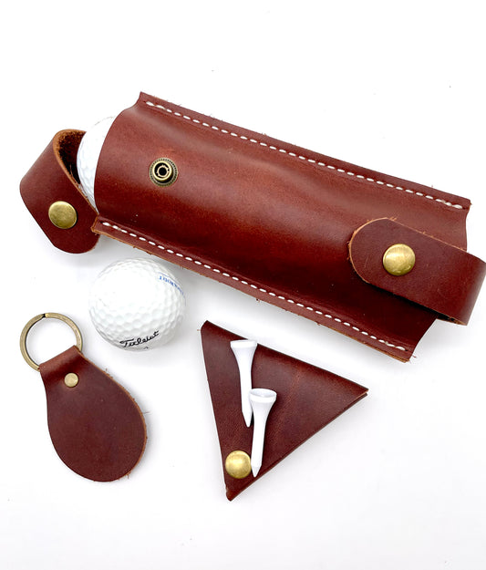 Men’s Leather Golf Set