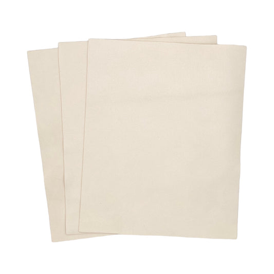 Lamb Leather crafting sheets 3 Pack 8 1/2" By 11" Vegetable Tanned