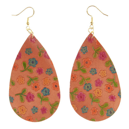 DIY Leather Earring: We Start it, You Finish it! Teardrop, Markerific Kit