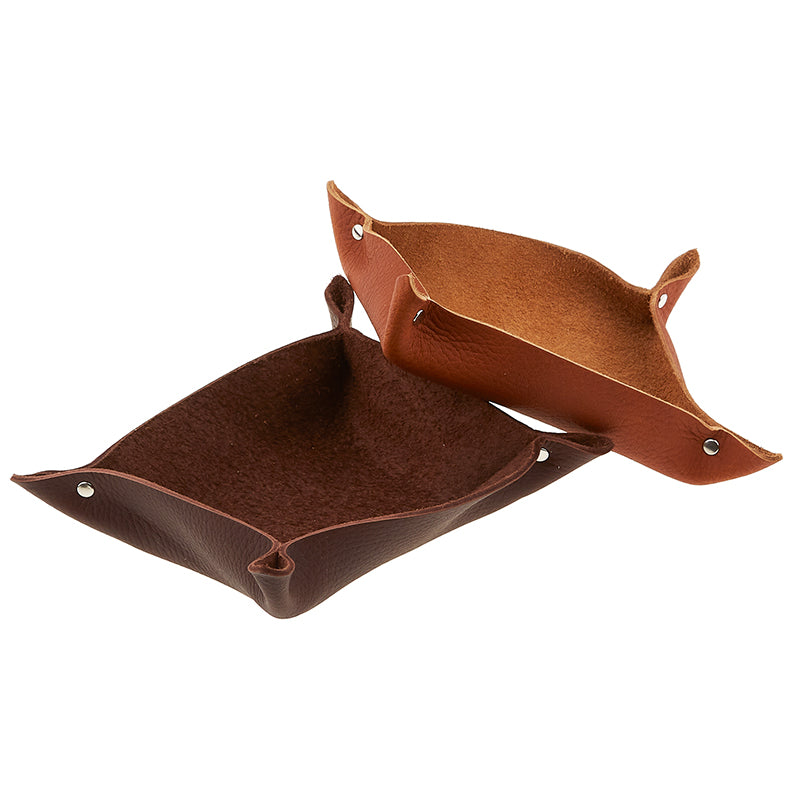DIY Leather Catch All Trey