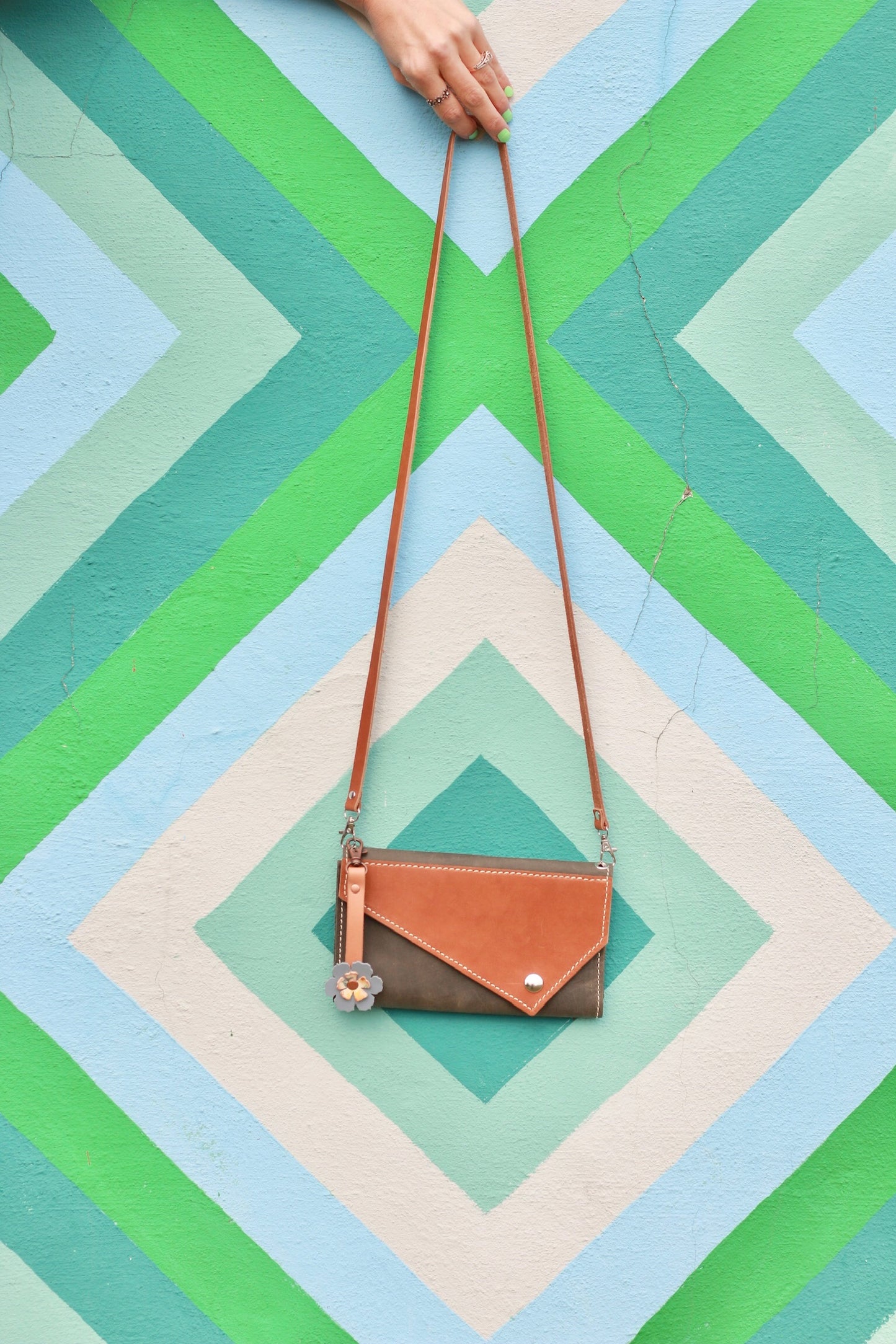 Crossbody Leather Phone Wallet