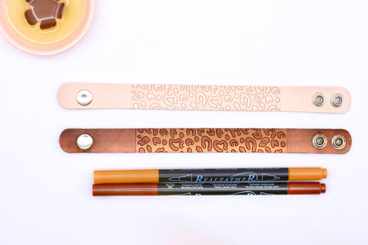 DIY Leather Wristband: We Start It, You Finish It! Markerific Kit