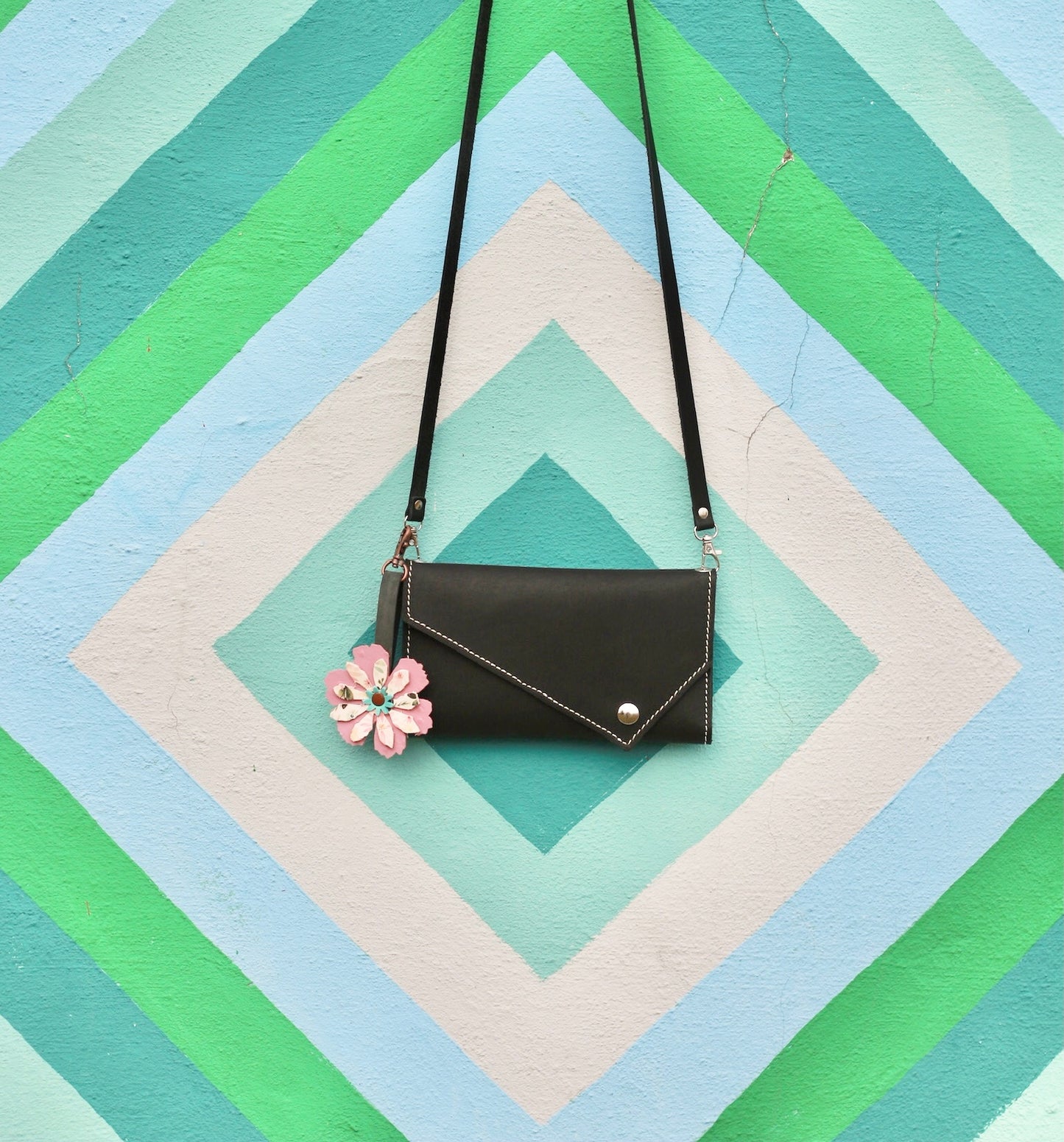Crossbody Leather Phone Wallet