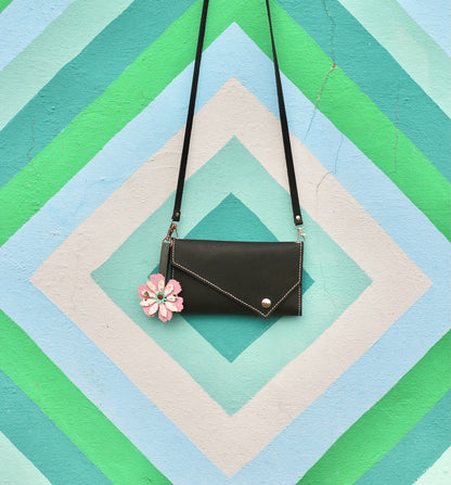 Crossbody Leather Phone Wallet