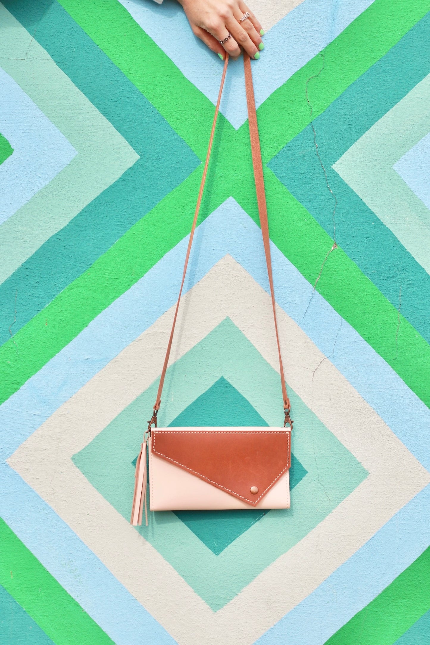 Crossbody Leather Phone Wallet