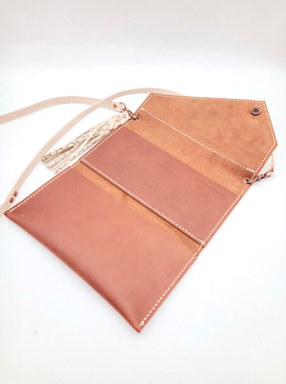 Crossbody Leather Phone Wallet