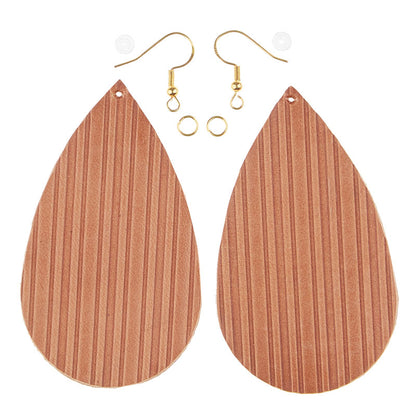 DIY Leather Earing: We Start it, You Finish it! Teardrop, Markerific Kit