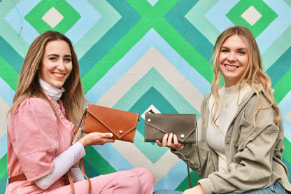 Crossbody Leather Phone Wallet
