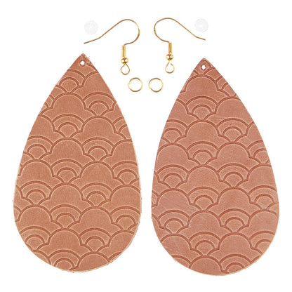 DIY Leather Earing: We Start it, You Finish it! Teardrop, Markerific Kit