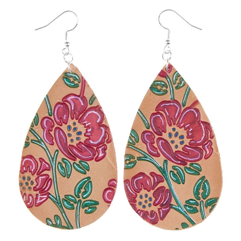 DIY Leather Earing: We Start it, You Finish it! Teardrop, Markerific Kit