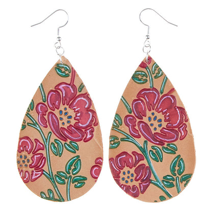 DIY Leather Earing: We Start it, You Finish it! Teardrop, Markerific Kit
