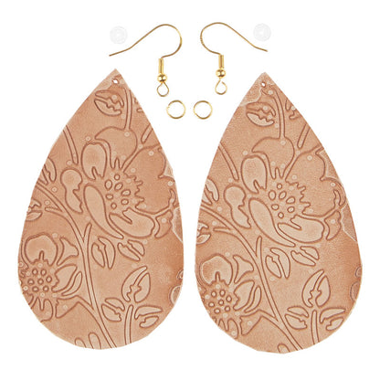 DIY Leather Earing: We Start it, You Finish it! Teardrop, Markerific Kit